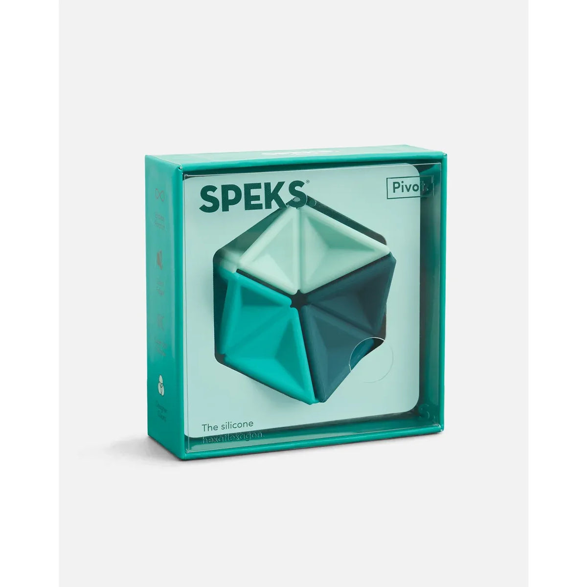 Speks Pivot Silicone Sensory Fidget Toy - Teal