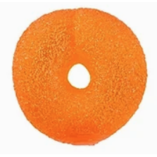 J'adore 3 Inch Donut Dough Squishy Fidget Sensory Toy - ORANGE