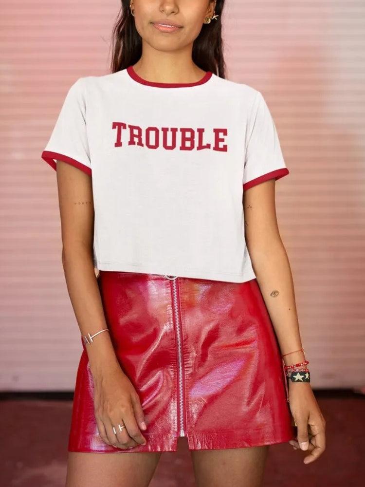 Trouble Ringer Tee