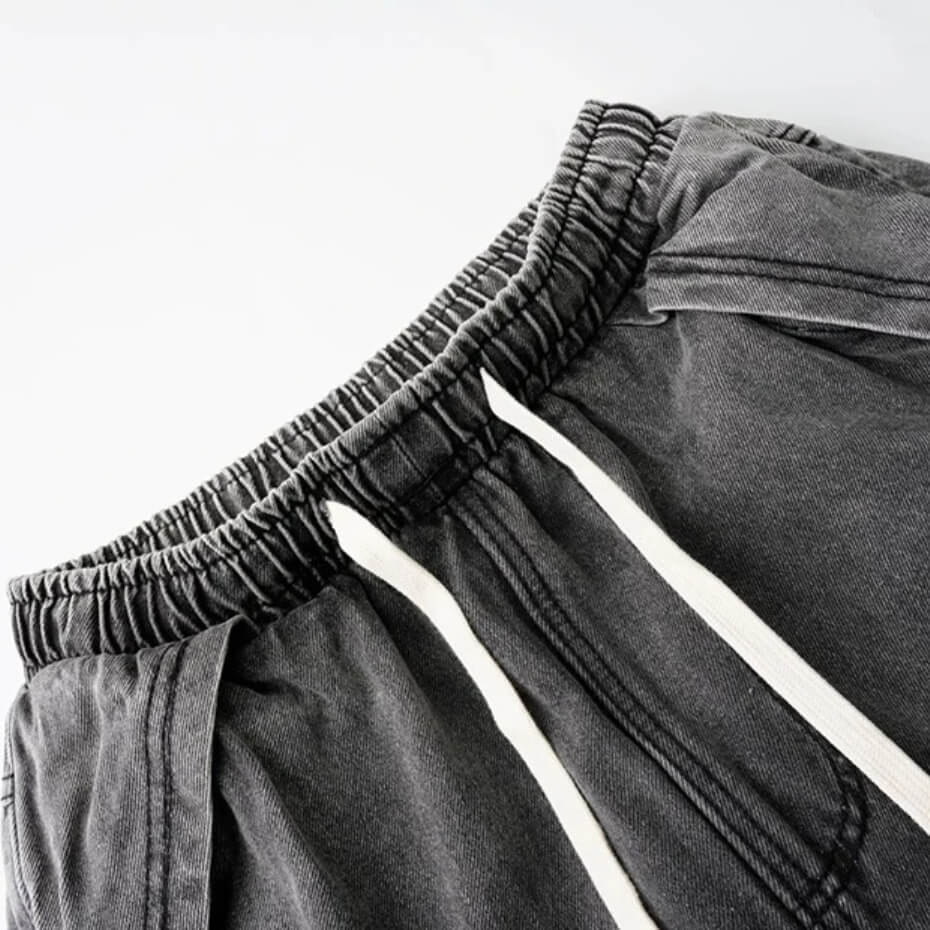 Washed Wide Leg Jeans