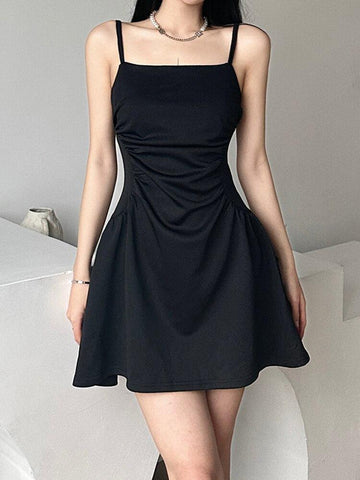 Y2K Black Mini Dress