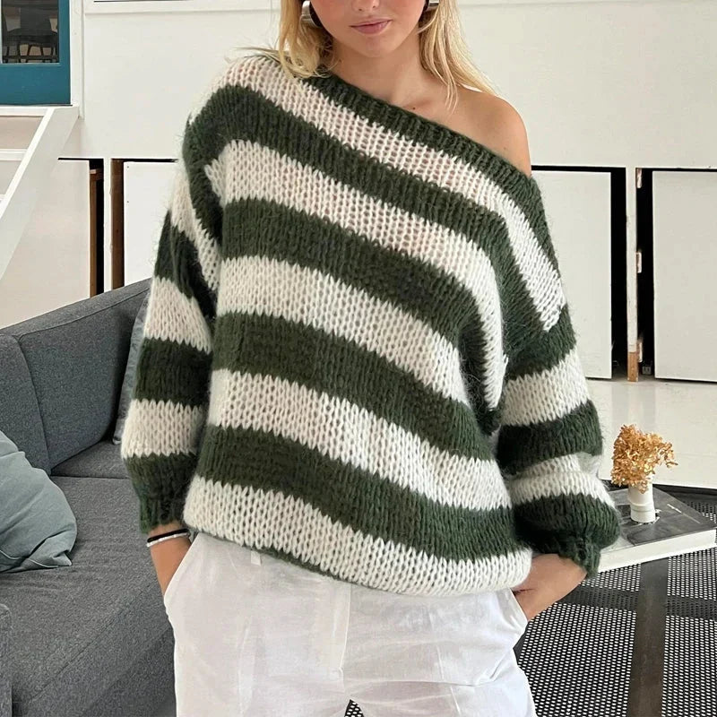 Y2K Cable Knit Sweater