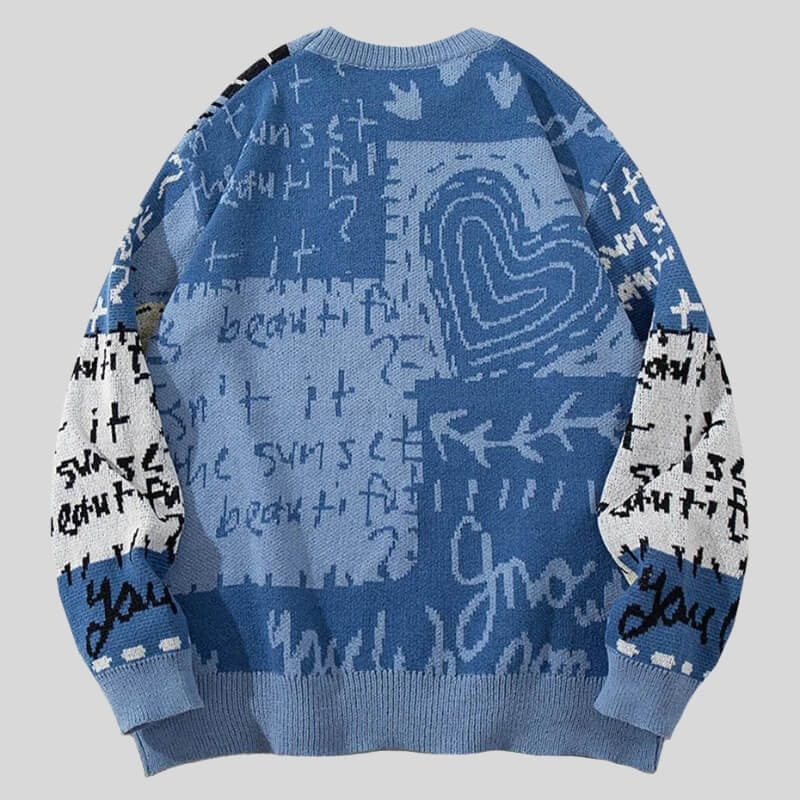 Y2K Dinosaur Sweater