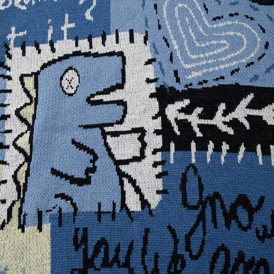 Y2K Dinosaur Sweater