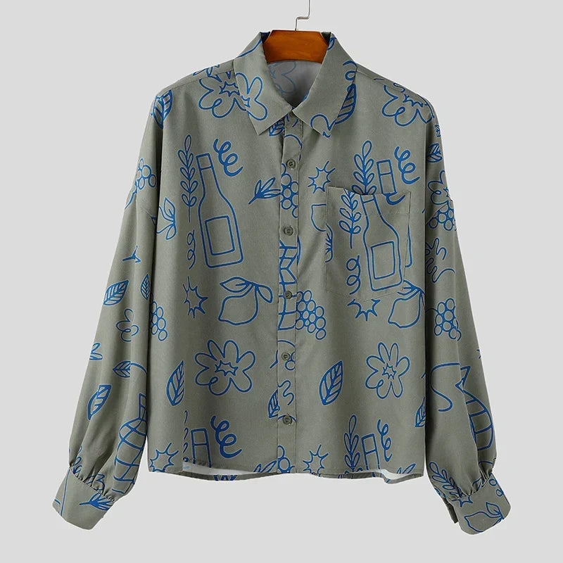 Y2K Graphic Print Shirt