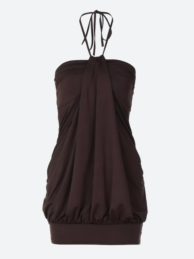 Y2K Halter Neck Mini Dress