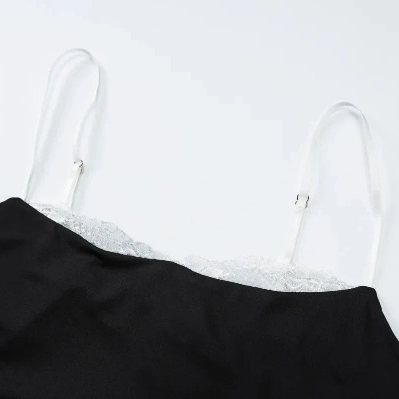 Y2K Lace Detail Cami Top