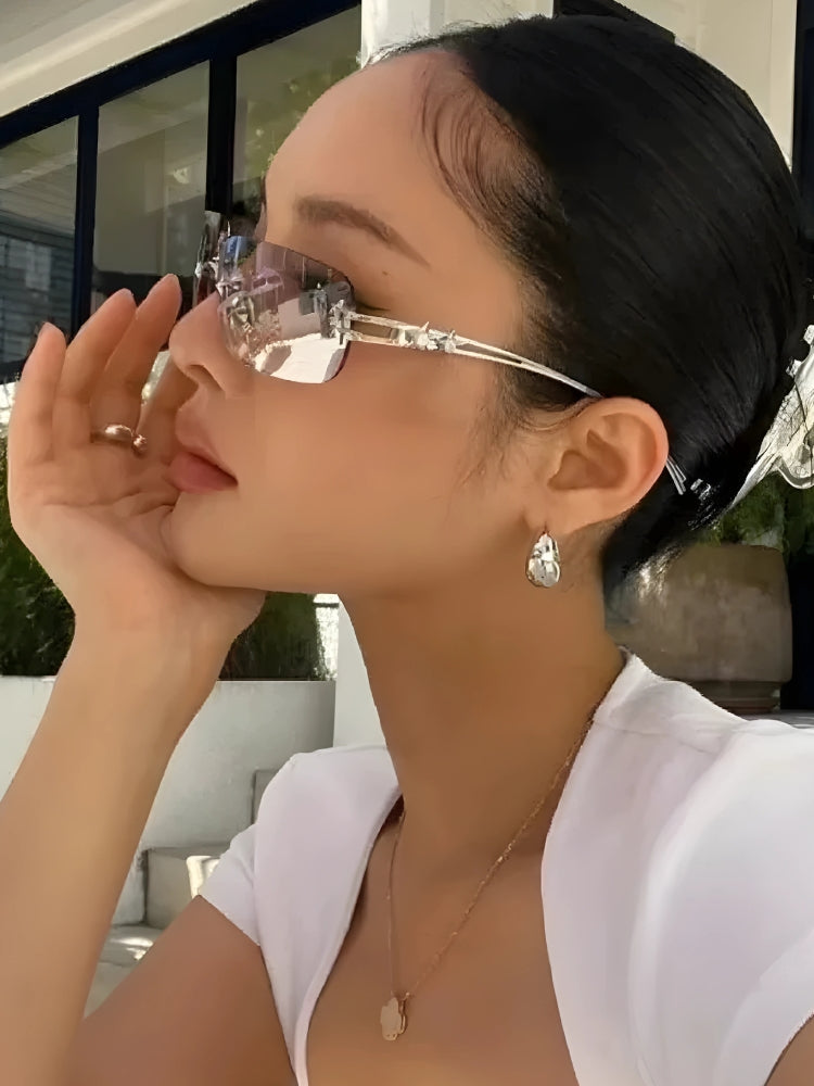 Y2K No Frame Sunglasses