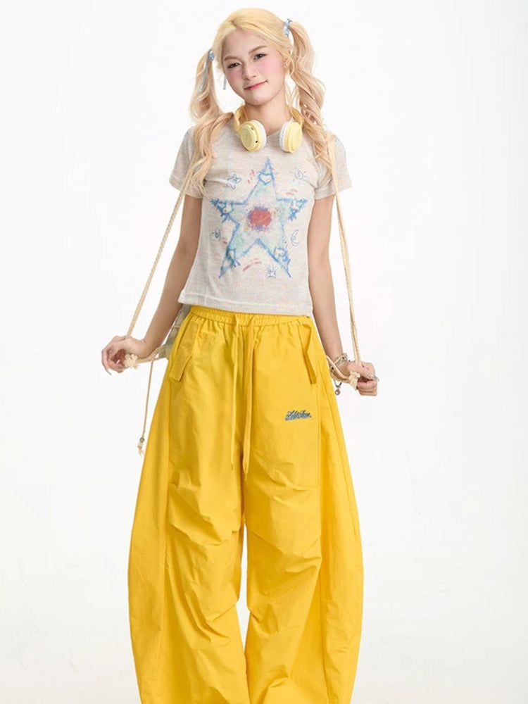 Y2K Parachute Pants