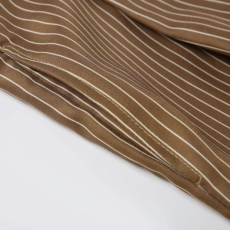 Y2K Pinstripe Baggy Pants