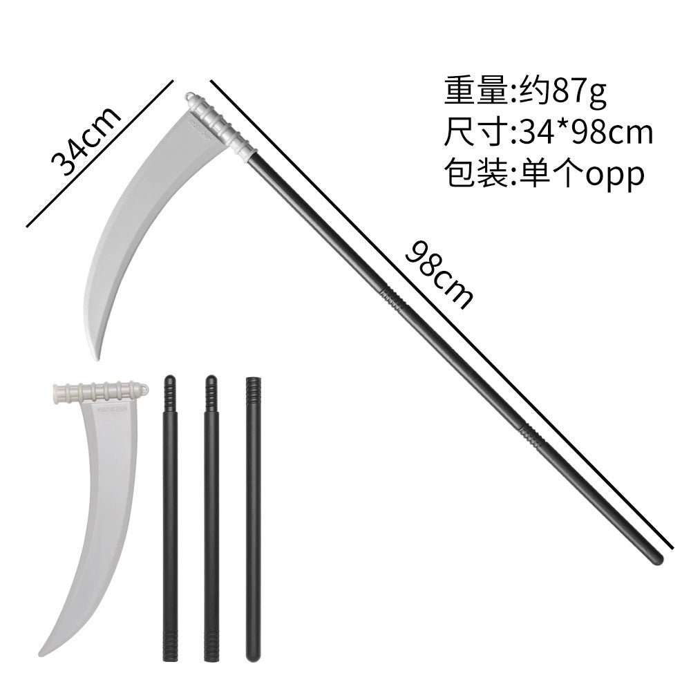 Halloween Cosplay Props Axe Scythe Demon Fork