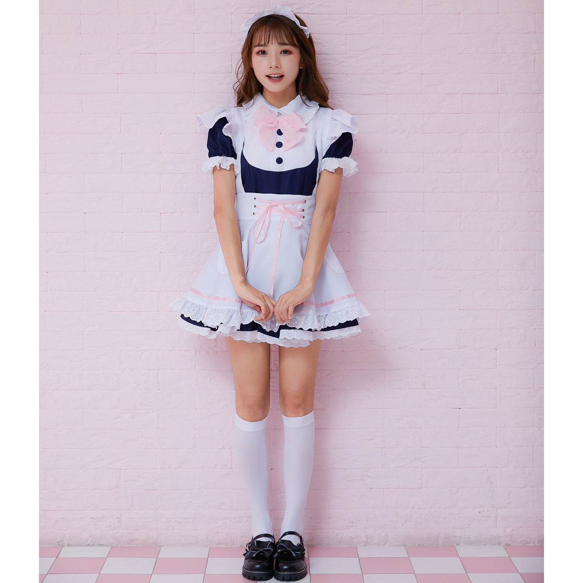Anime Maid Uniform Cosplay Costume For Halloween Party
