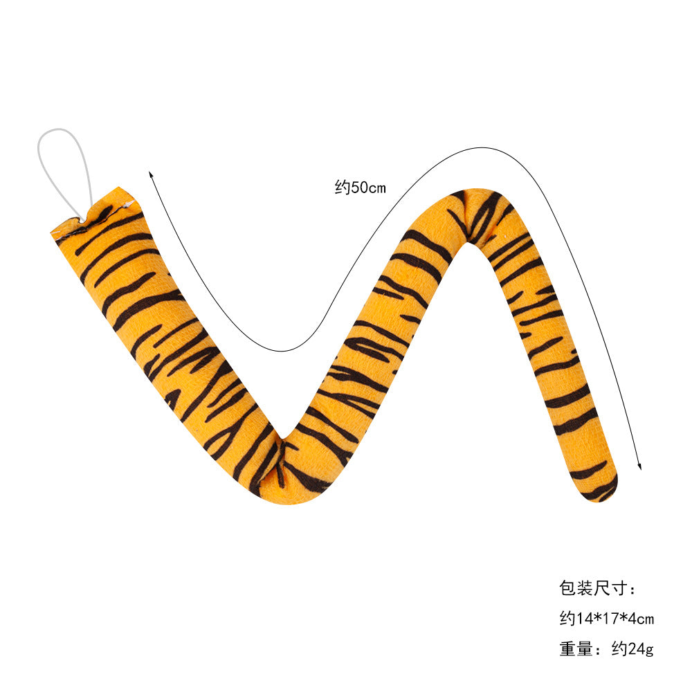Halloween Animal Tail Costume Cow Tiger Tail Set
