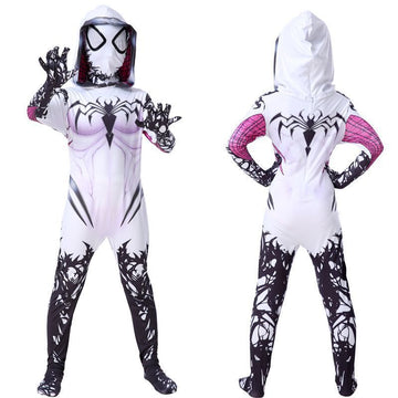 Venom Gwen Spider-Man Cosplay Costume For Kids Halloween Performance