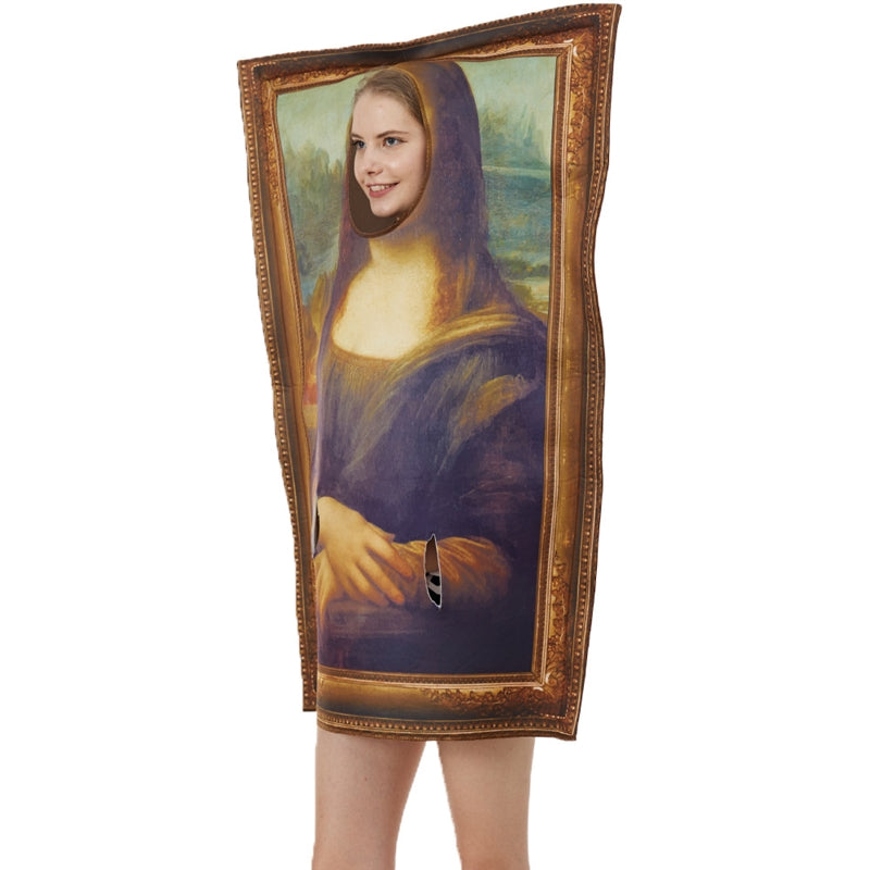 Adults Funny Mural Cosplay Halloween Party Stage Costume