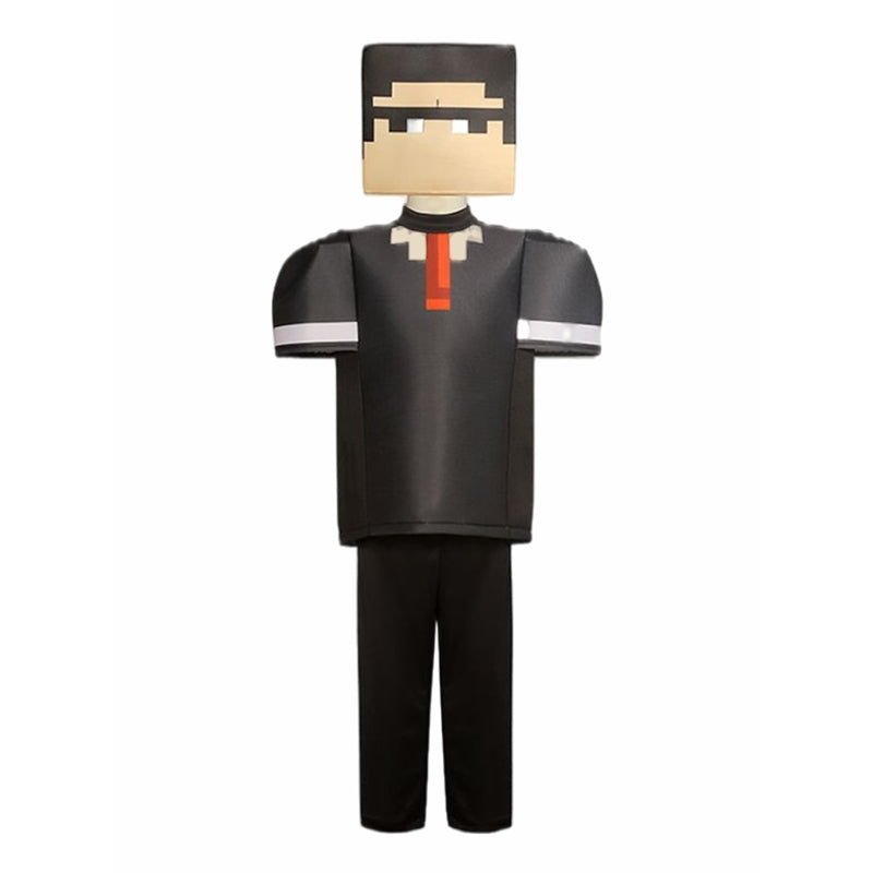 Minecraft Kids Cosplay Costume Full Series Halloween Performance Outfit