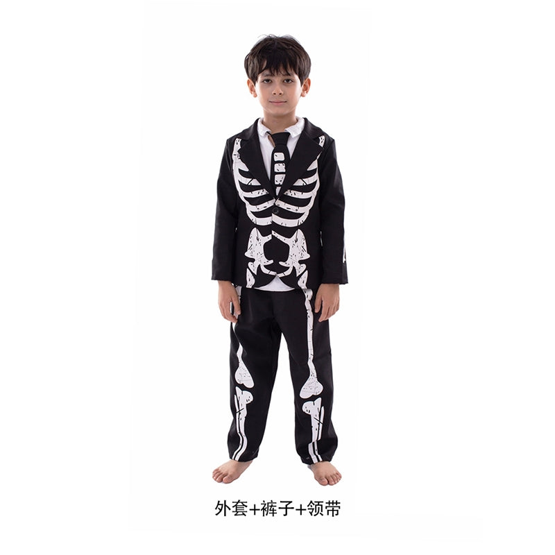 Skeleton T-Rex Costume For Kids Halloween Cosplay