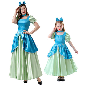 Halloween Cinderella Pink Princess Dress Cosplay Costume