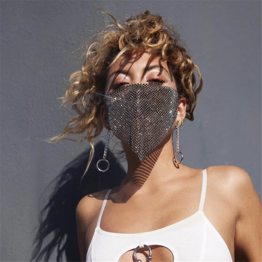 Halloween Diamond Face Mask