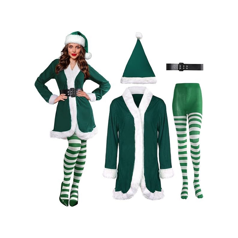 Santa Claus Costume For Women Christmas Cosplay Party
