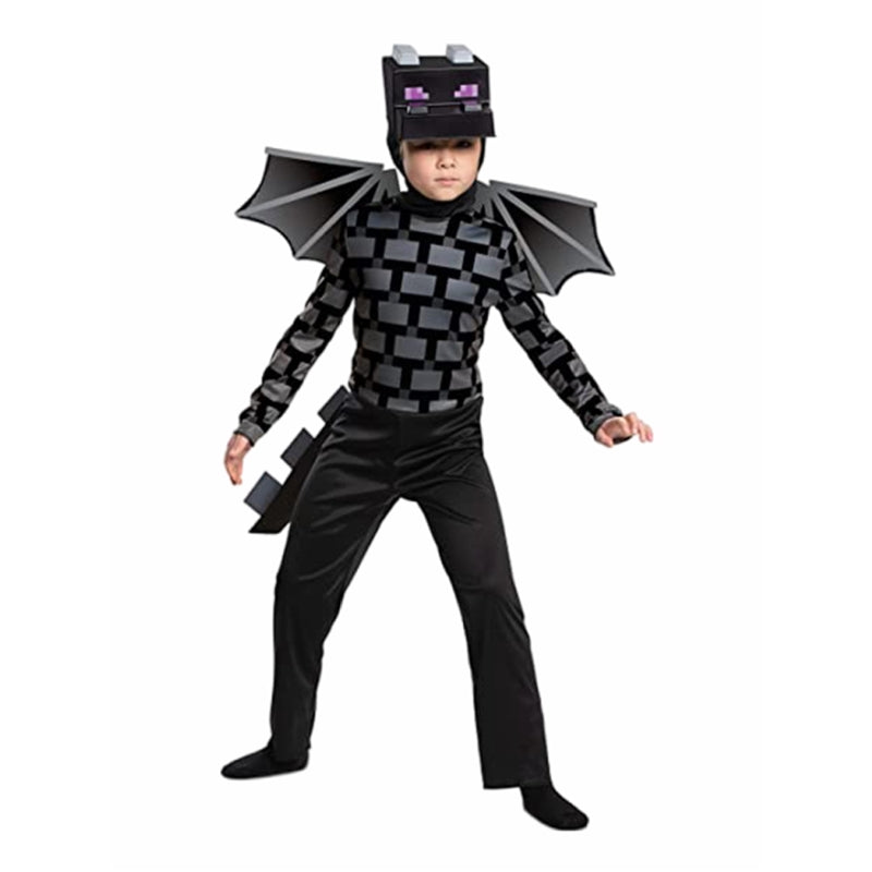 Minecraft Kids Cosplay Costume Full Series Halloween Performance Outfit