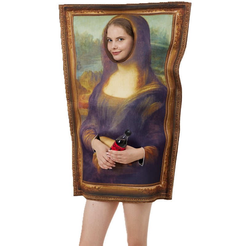 Adults Funny Mural Cosplay Halloween Party Stage Costume
