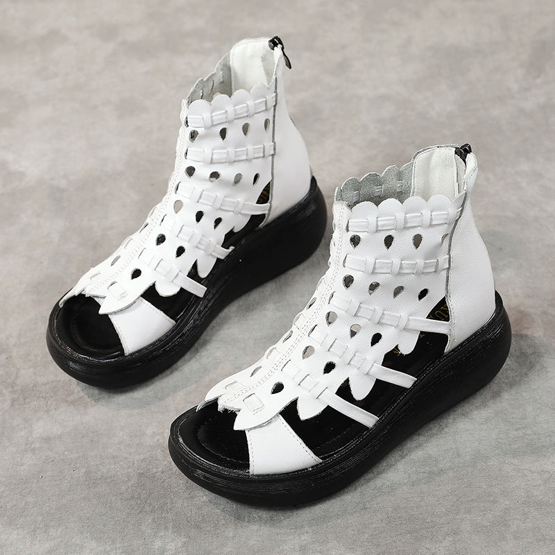 Babakud Summer Hollow Woven Wedge Sandals