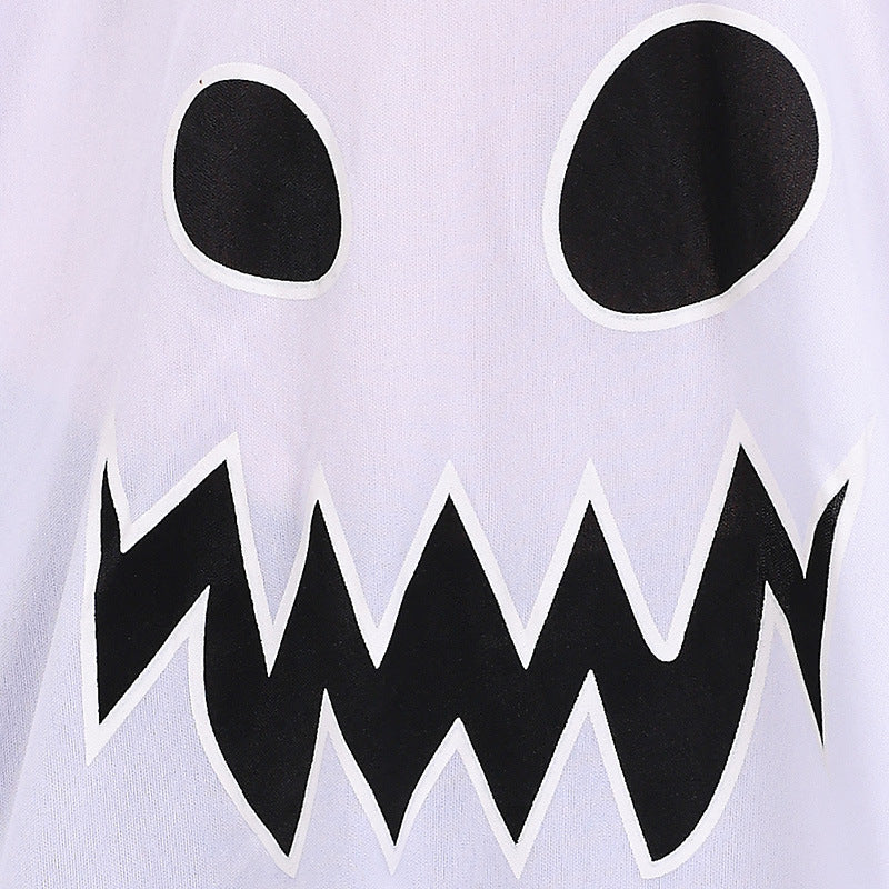 Glowing Ghost Cloak Halloween Costume For Kids