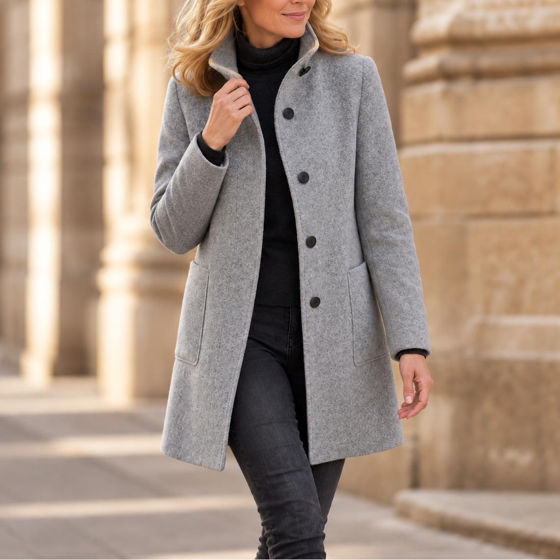 Stand-CollarStyle Coat