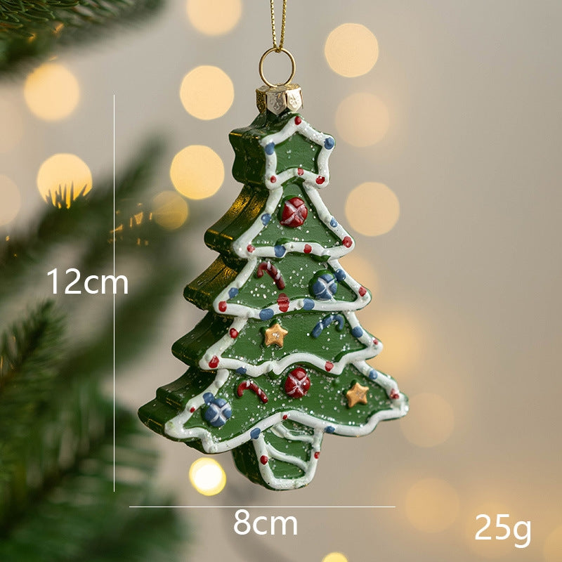 Christmas Tree Ornaments Painted Decorations