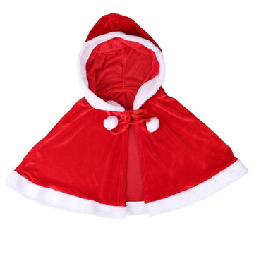 Christmas Velvet Cape Children's Performance Costume Wholesale