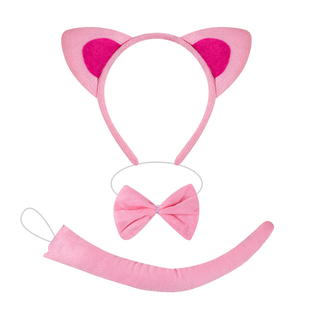 Cat Ears Headband Halloween Costume Party Animal Headwear