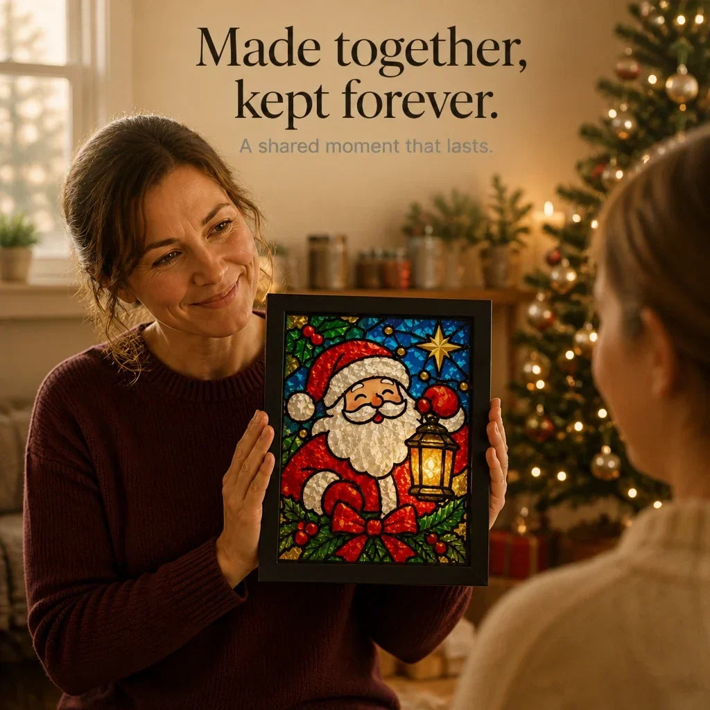 Foil-Backed Christmas Stained Glass Art Kit
