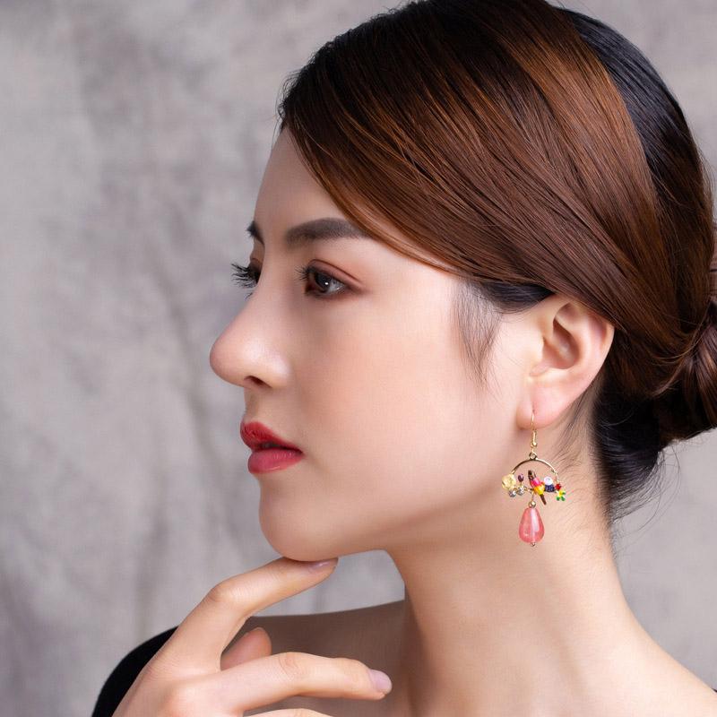 Chinese Ancient Ethnic Jewelry Retro Earrings