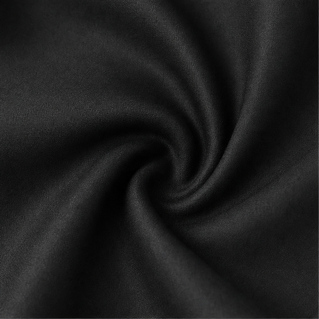Satin Button-Front Shirt Dress