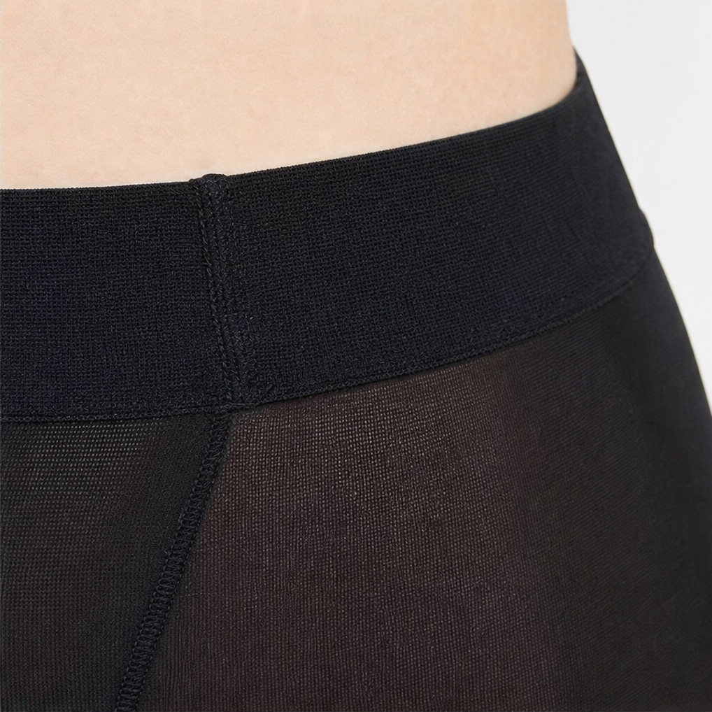 High-Waisted Shiny Sheer Tights