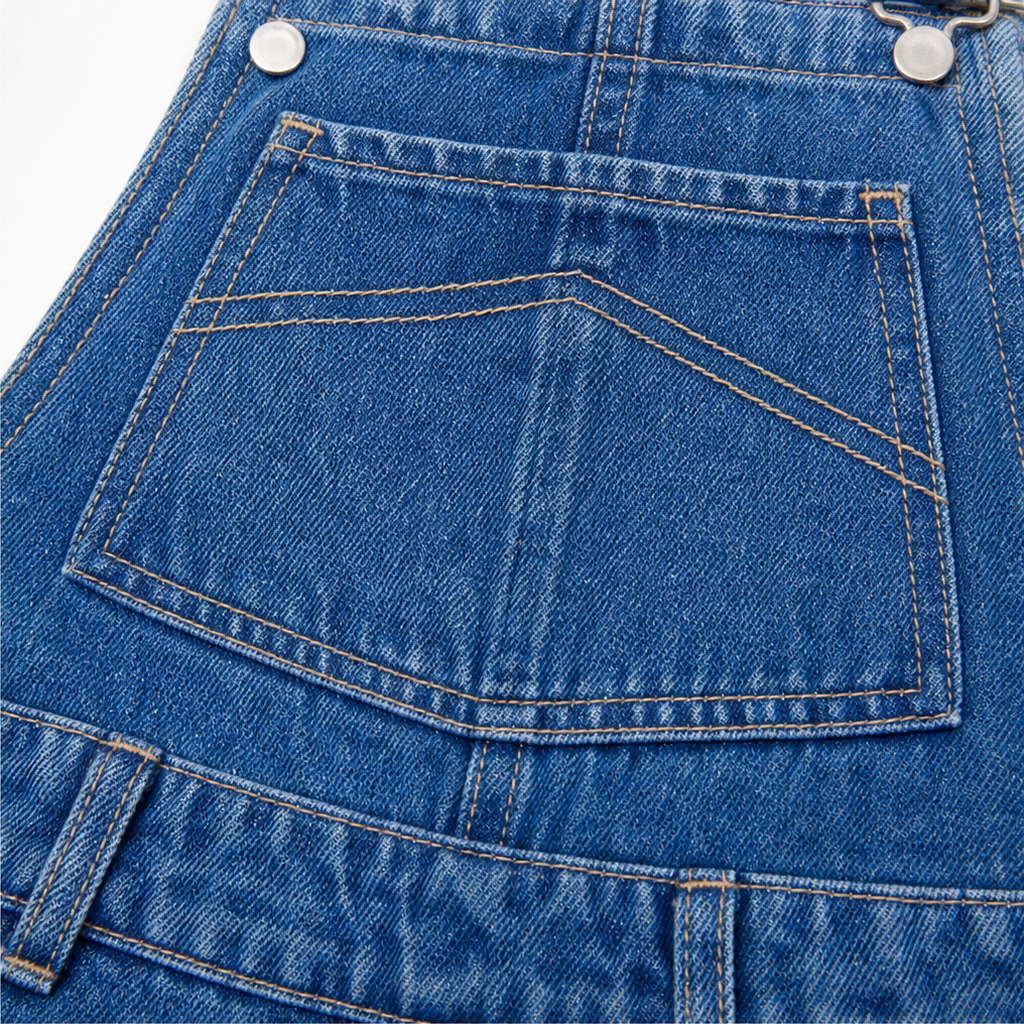 Wide-Leg Overalls