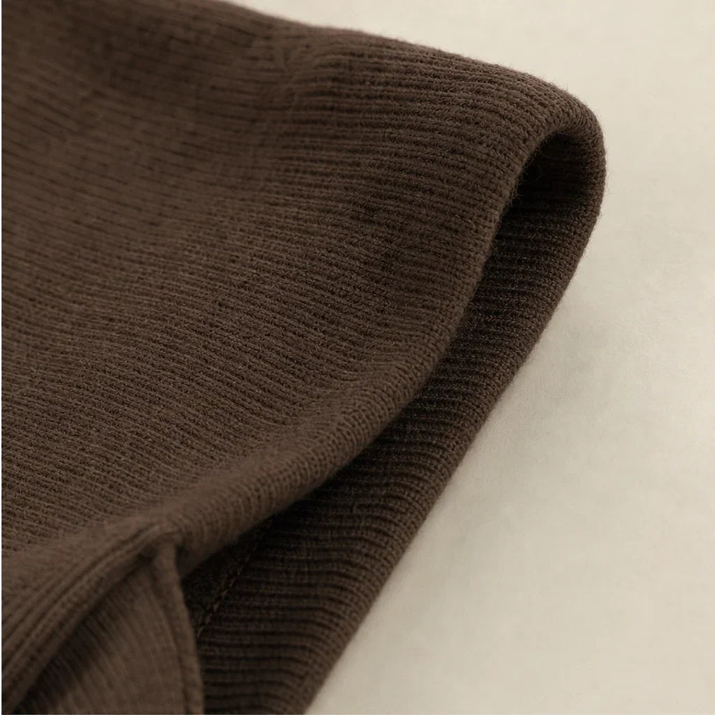 Ribbed Convertible Knit Capelet Top