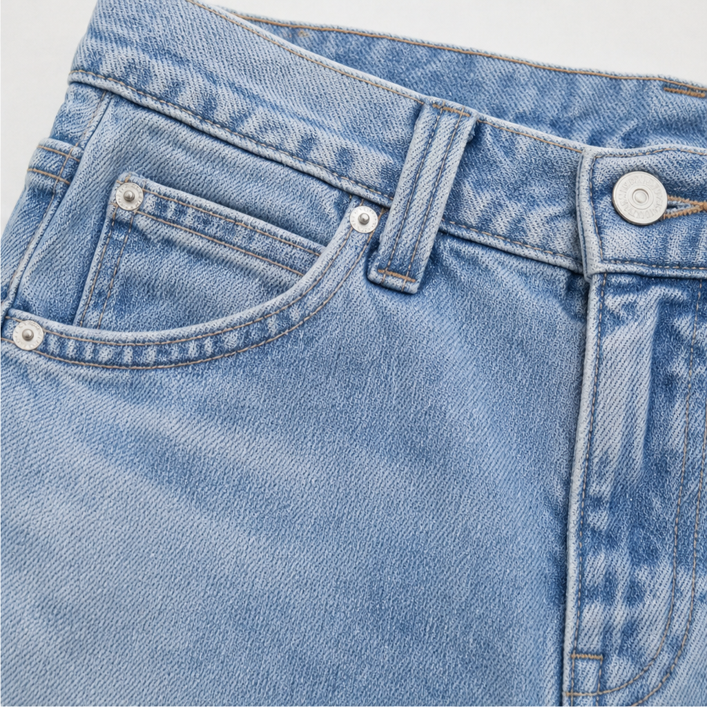 Wide Leg Stretch Jeans