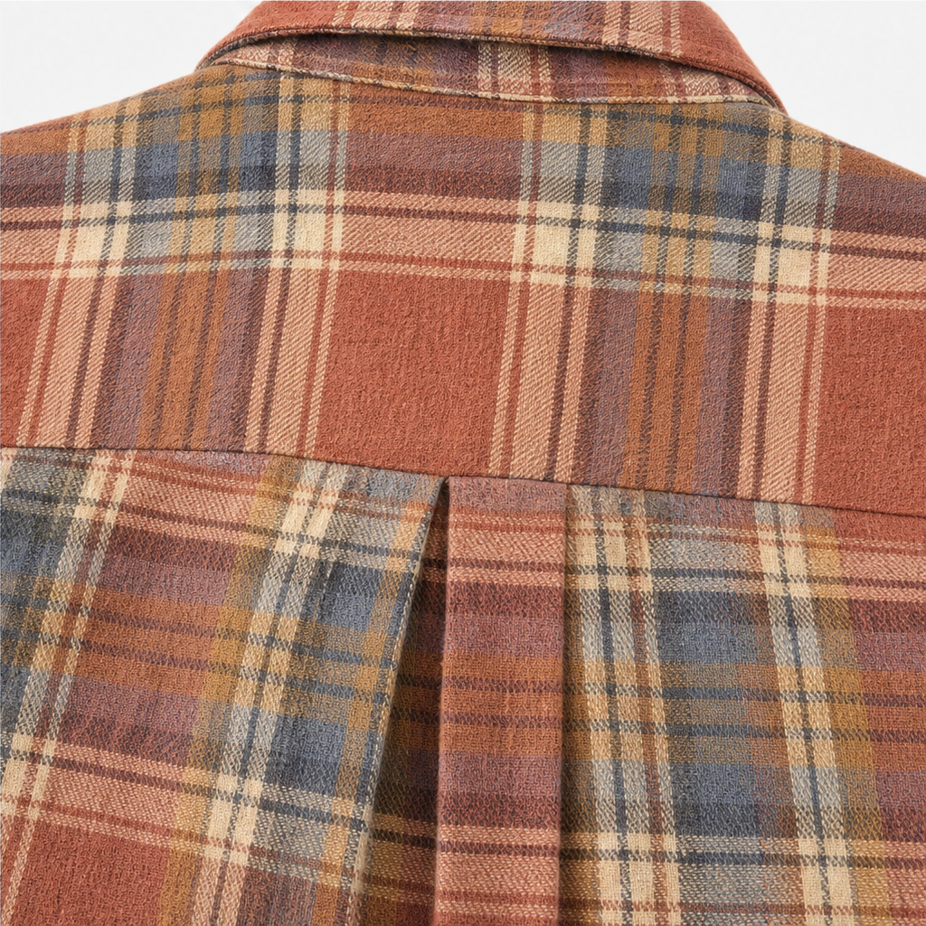 Plaid Button-Down Shirt