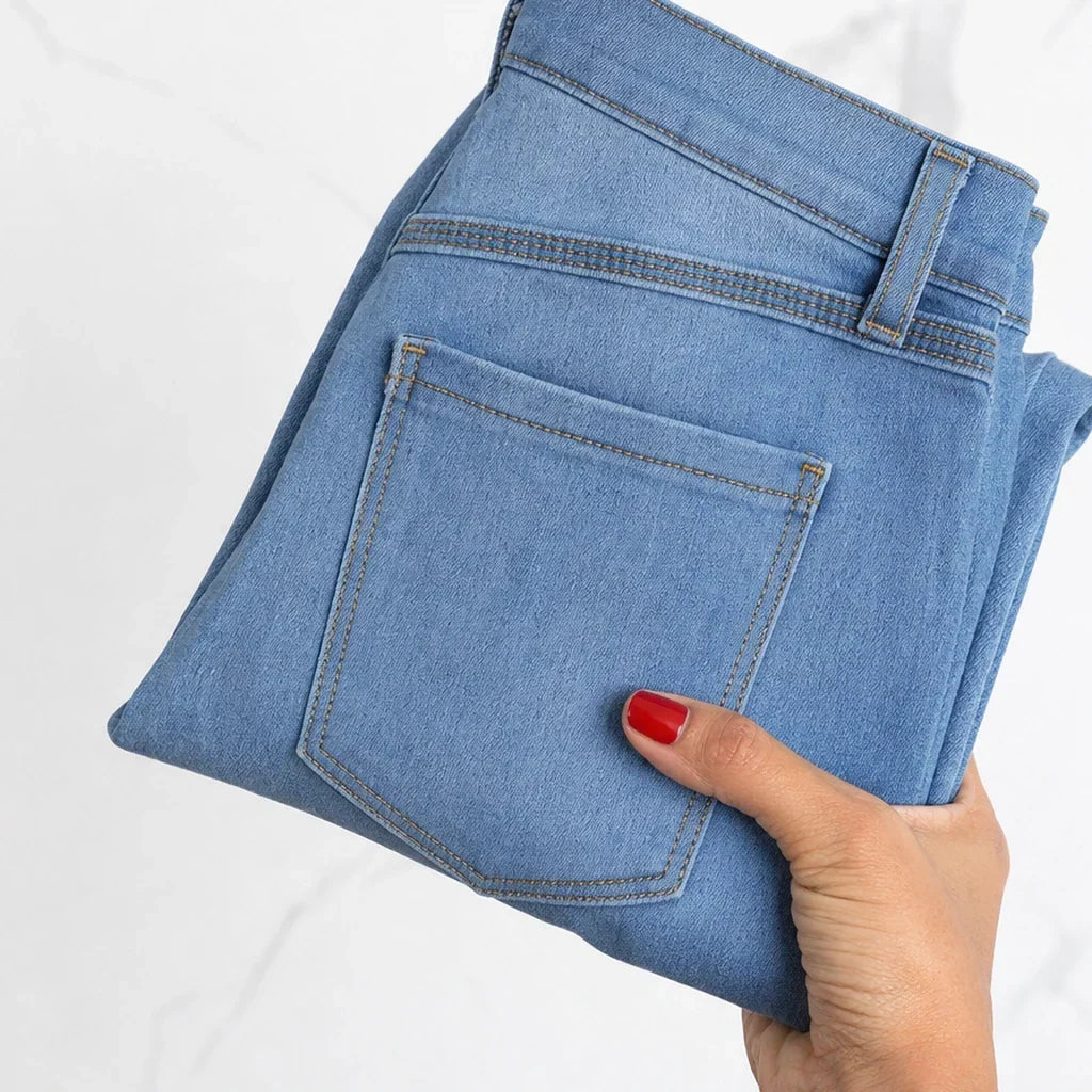 High-Waisted Stretch Skinny Jeans