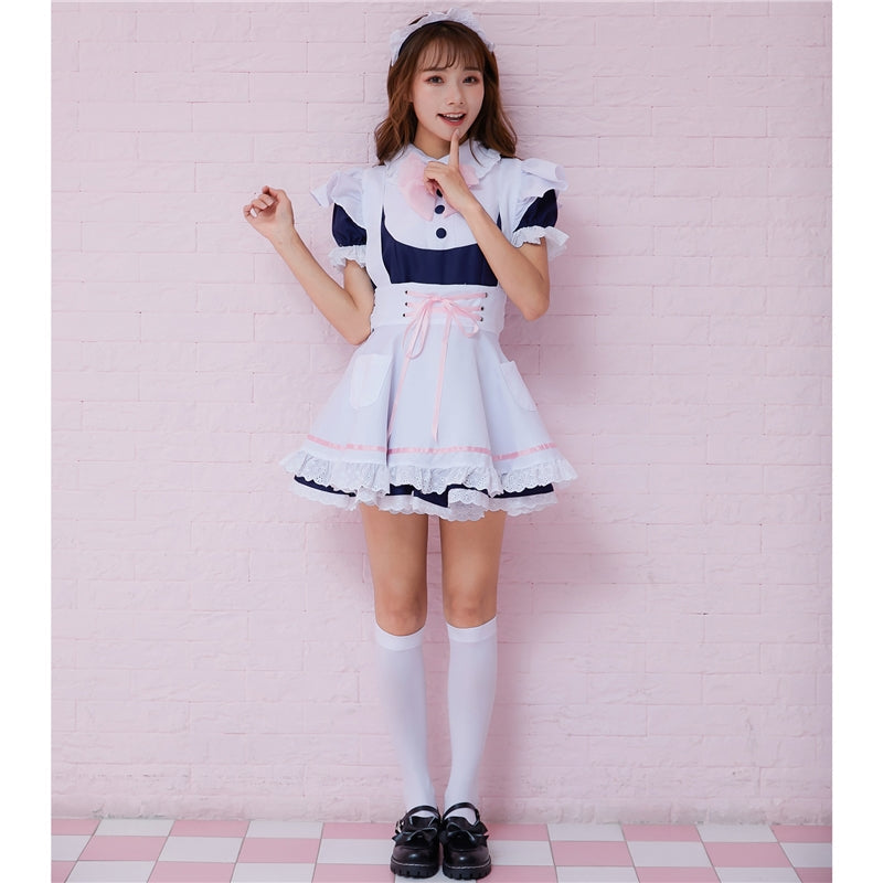 Anime Maid Uniform Cosplay Costume For Halloween Party
