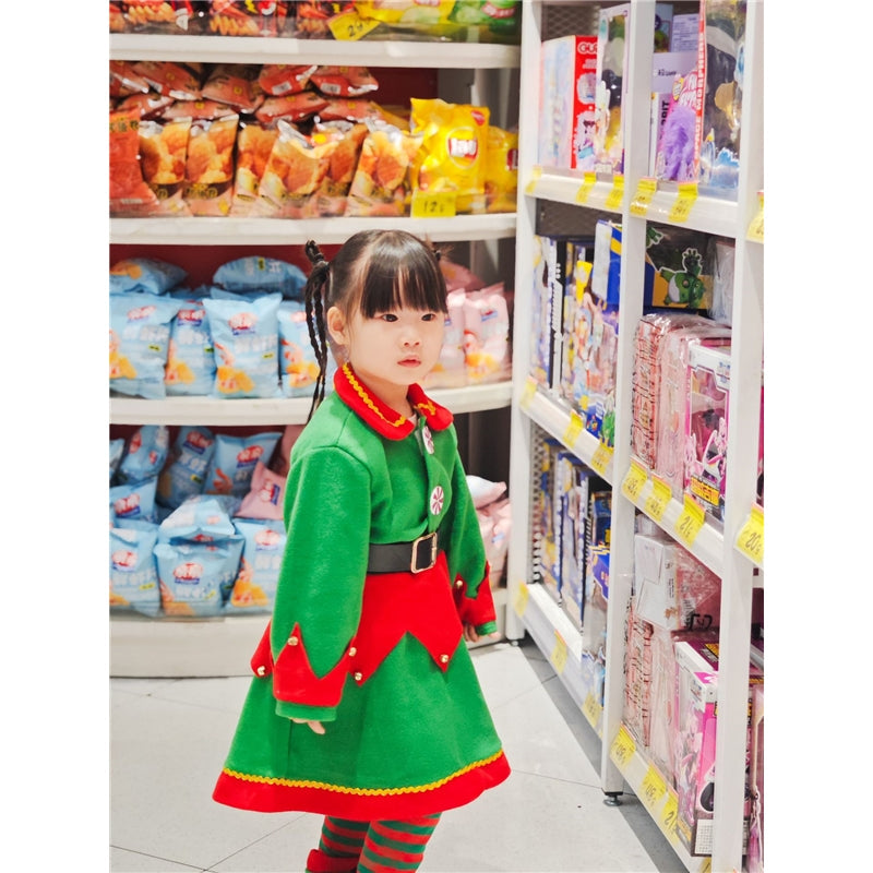 Christmas Elf Costume Dress For Women