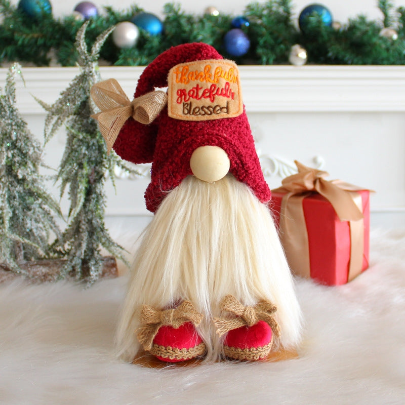 Christmas Faceless Santa Doll