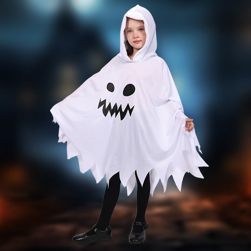 Glowing Ghost Cloak Halloween Costume For Kids