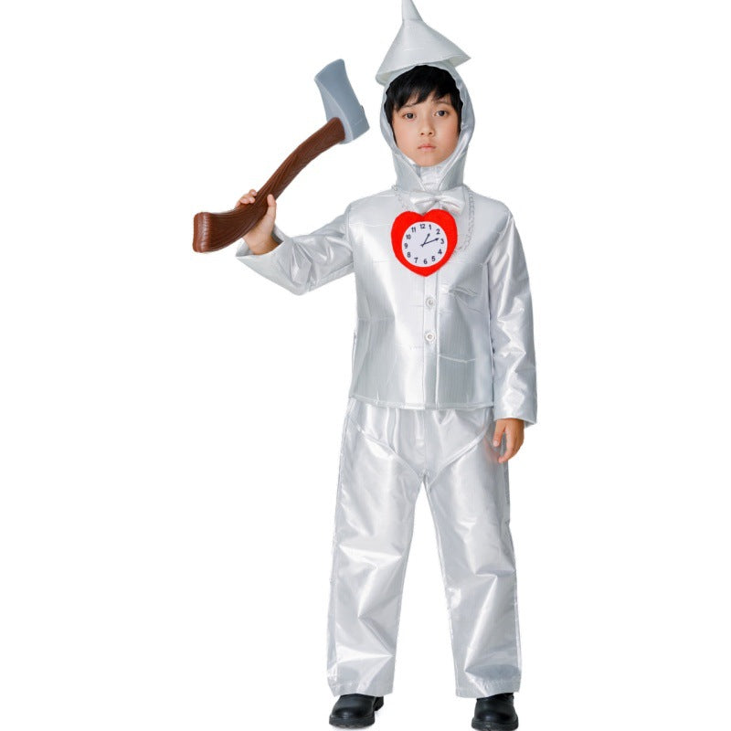 Tin Man Costume For Men Halloween Wizard Of Oz Stage Performance