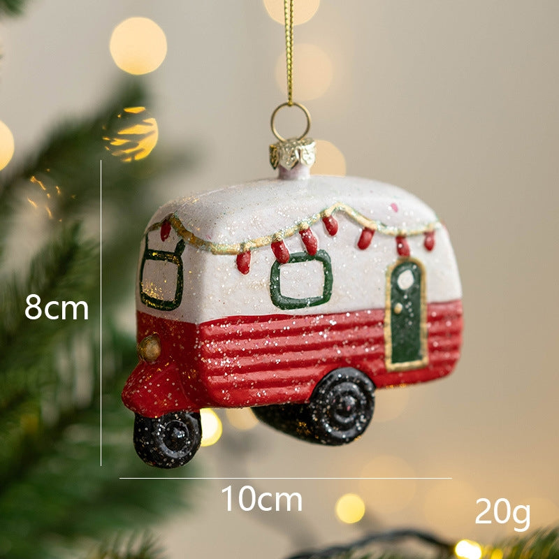 Christmas Tree Ornaments Painted Decorations