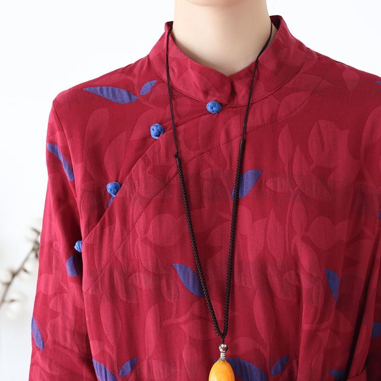Babakud Women Autumn Ethnic Cotton Linen Dress