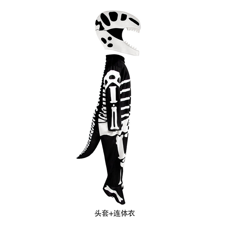 Skeleton T-Rex Costume For Kids Halloween Cosplay