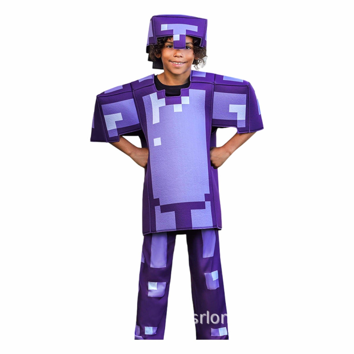 Minecraft Kids Cosplay Costume Full Series Halloween Performance Outfit